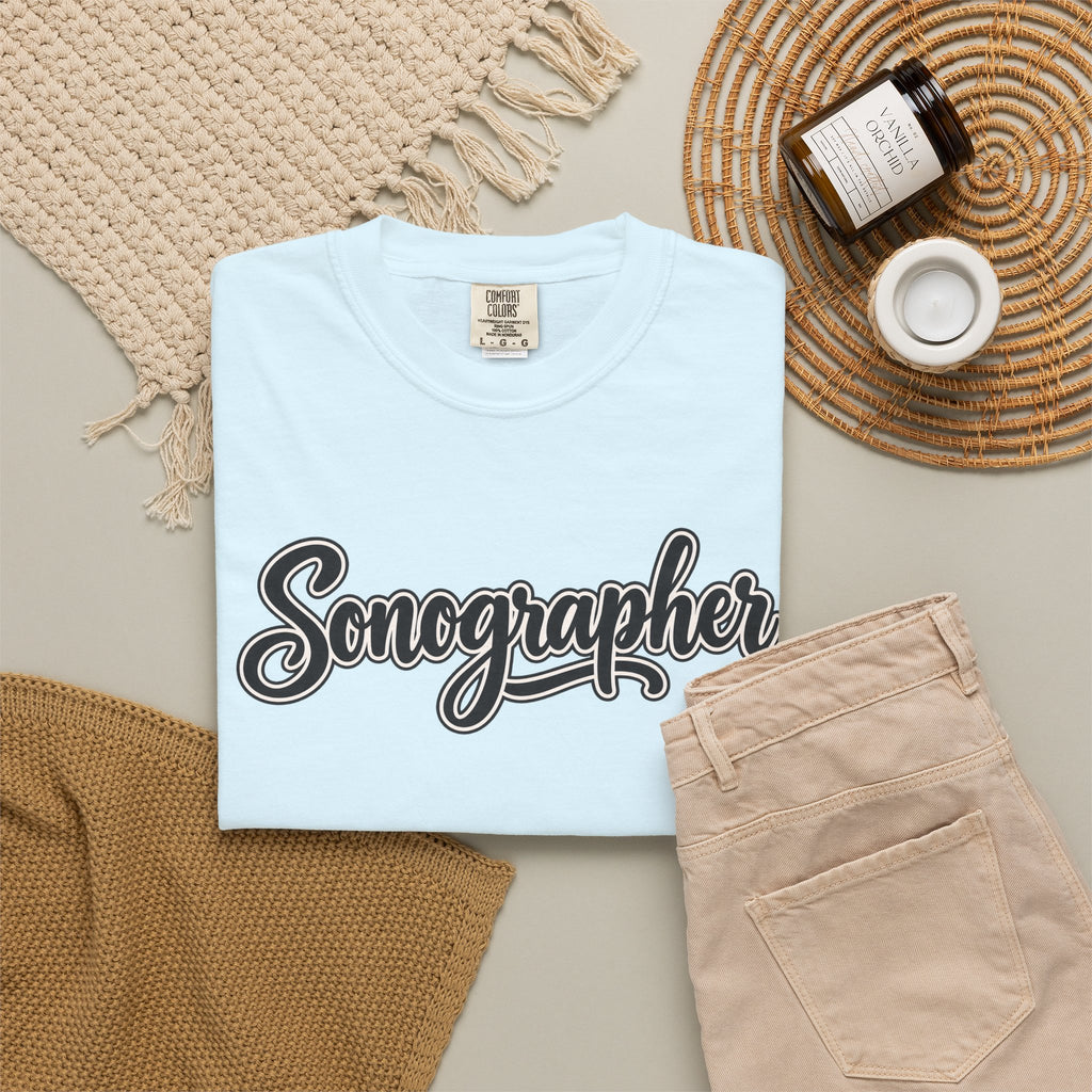 Sonographer Shirt, Ultrasound Tech Gift, Comfort Colors Sonographer Tee, Retro Sonography Shirt, Medical Imaging Gift, Ultrasound Tech Shirt