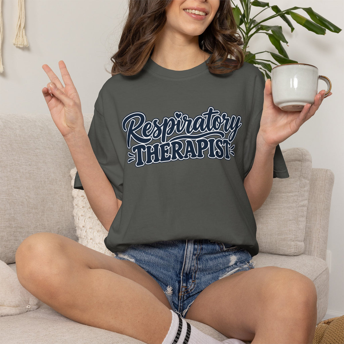 Comfort Color Respiratory Therapist Shirt, Respiratory Therapy Tee, RT Graduation Gift, Respiratory Therapist Appreciation Shirt, RT Student