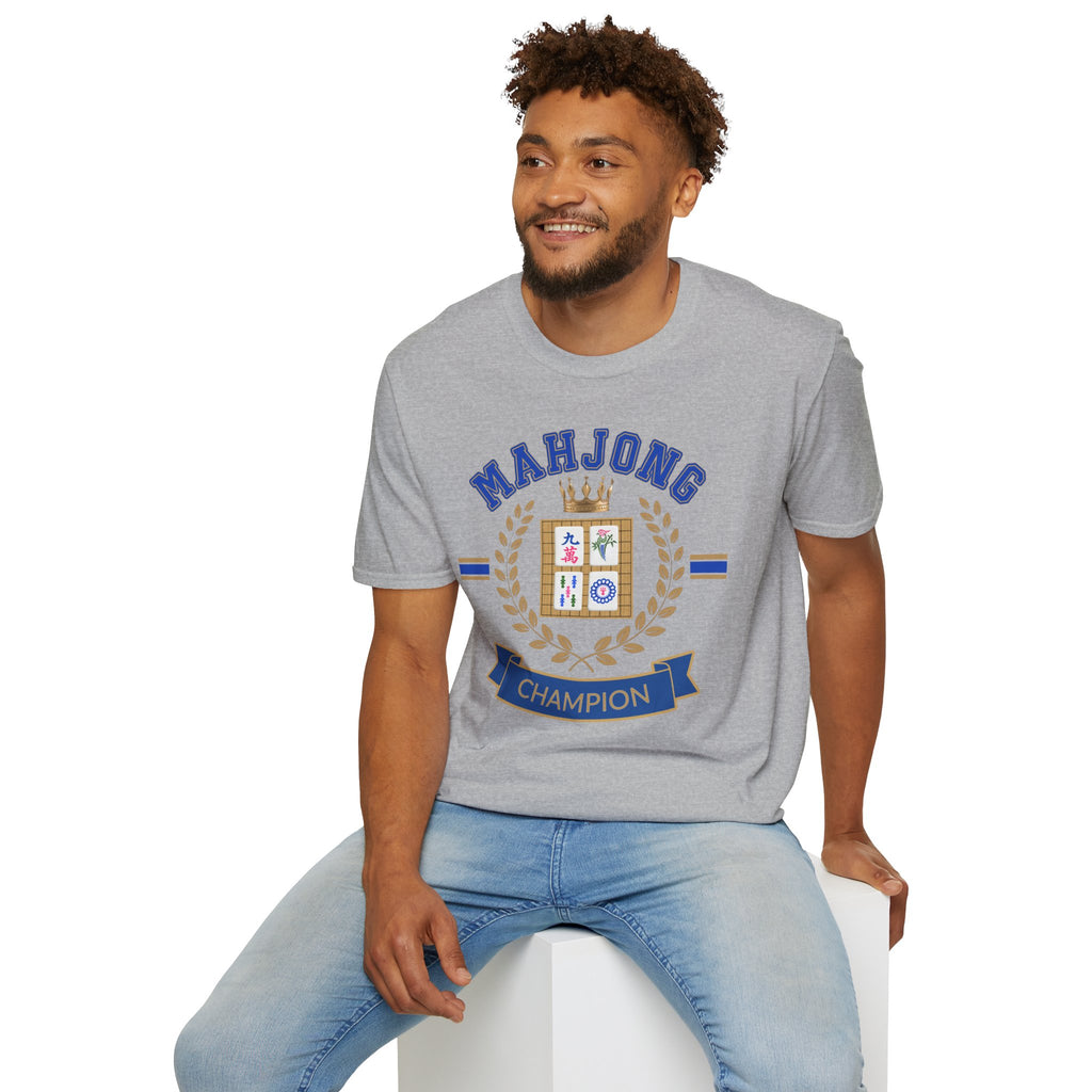 Mahjong Champion TShirt, Funny Mahjong Shirt, Mahjong Gift for Her, Mahjong Club Shirt, Game Night Tee, Mahjong Lover Gift, Mahjong Trend