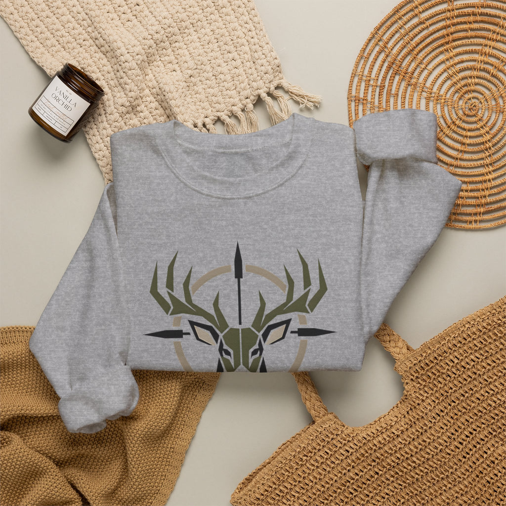 Built for the Rut Sweatshirt, Deer Hunting Crewneck, Buck Hunter Shirt, Hunting Season Gift for Him, Whitetail Deer Hunter Sweatshirt