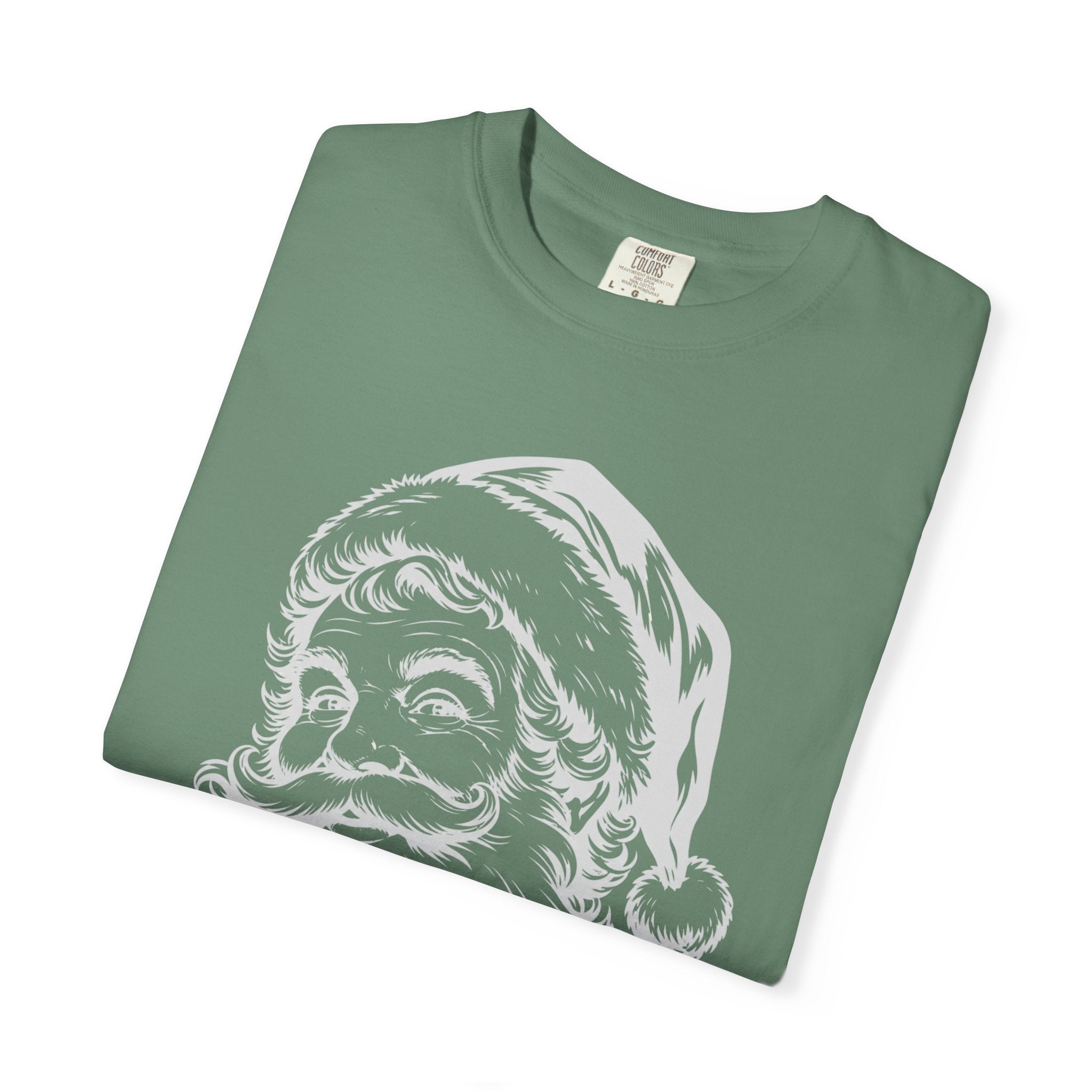 Vintage Santa Claus T-Shirt, Retro Santa Face Tee, Classic Christmas Shirt Women, Holiday Graphic Tee, Santa Head Shirt, Xmas Gift for Her