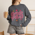 925 Leopard Star Top, Pink Gold Number Sweatshirt, Cheetah Print Birthday Shirt, Trendy Graphic Tee, Western Star Shirt, Custom Number Shirt