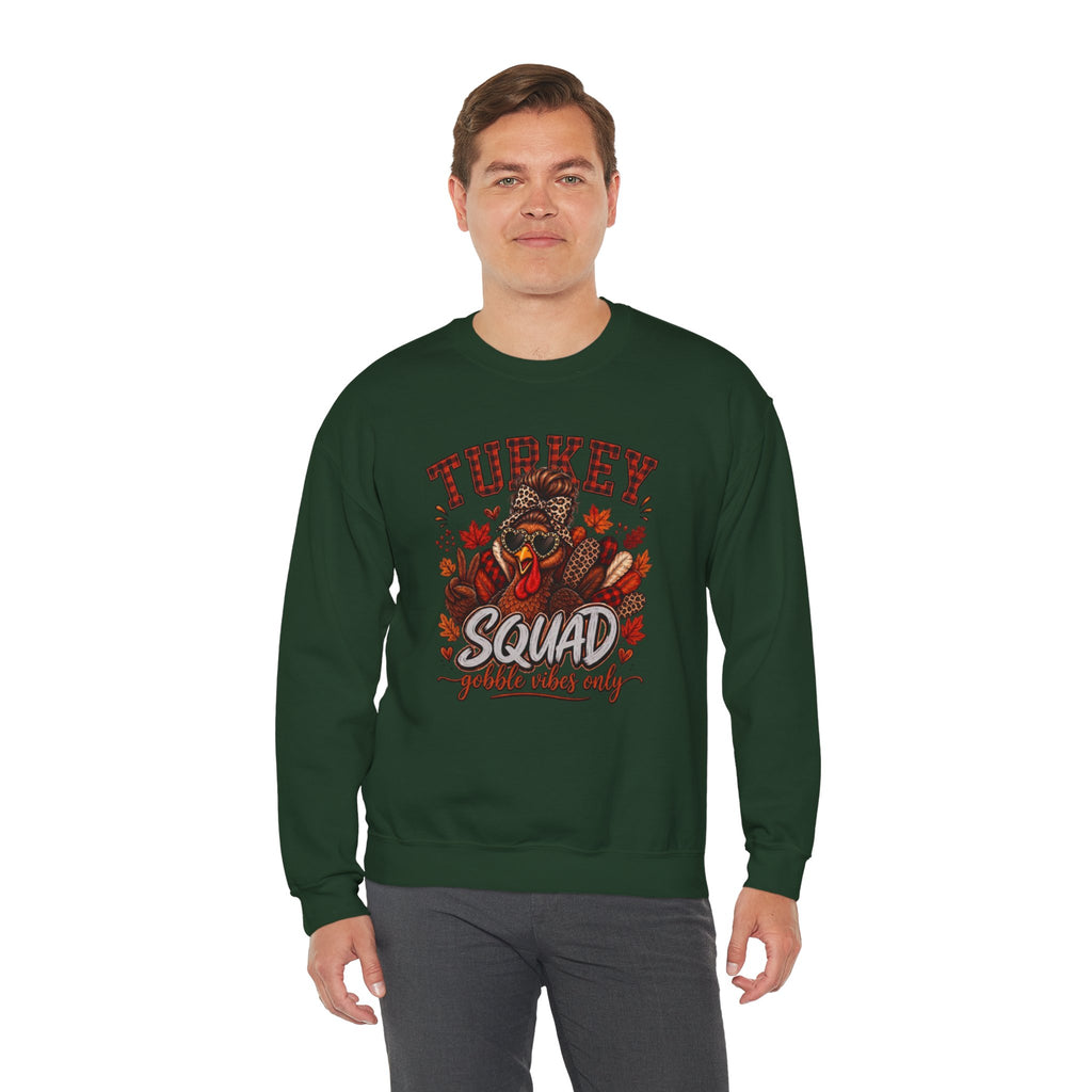 Turkey Squad Sweatshirt, Funny Thanksgiving Shirt, Gobble Squad Only, Turkey  Sunglasses Sweatshirt, Fall Autumn Crewneck, Thanksgiving Gift