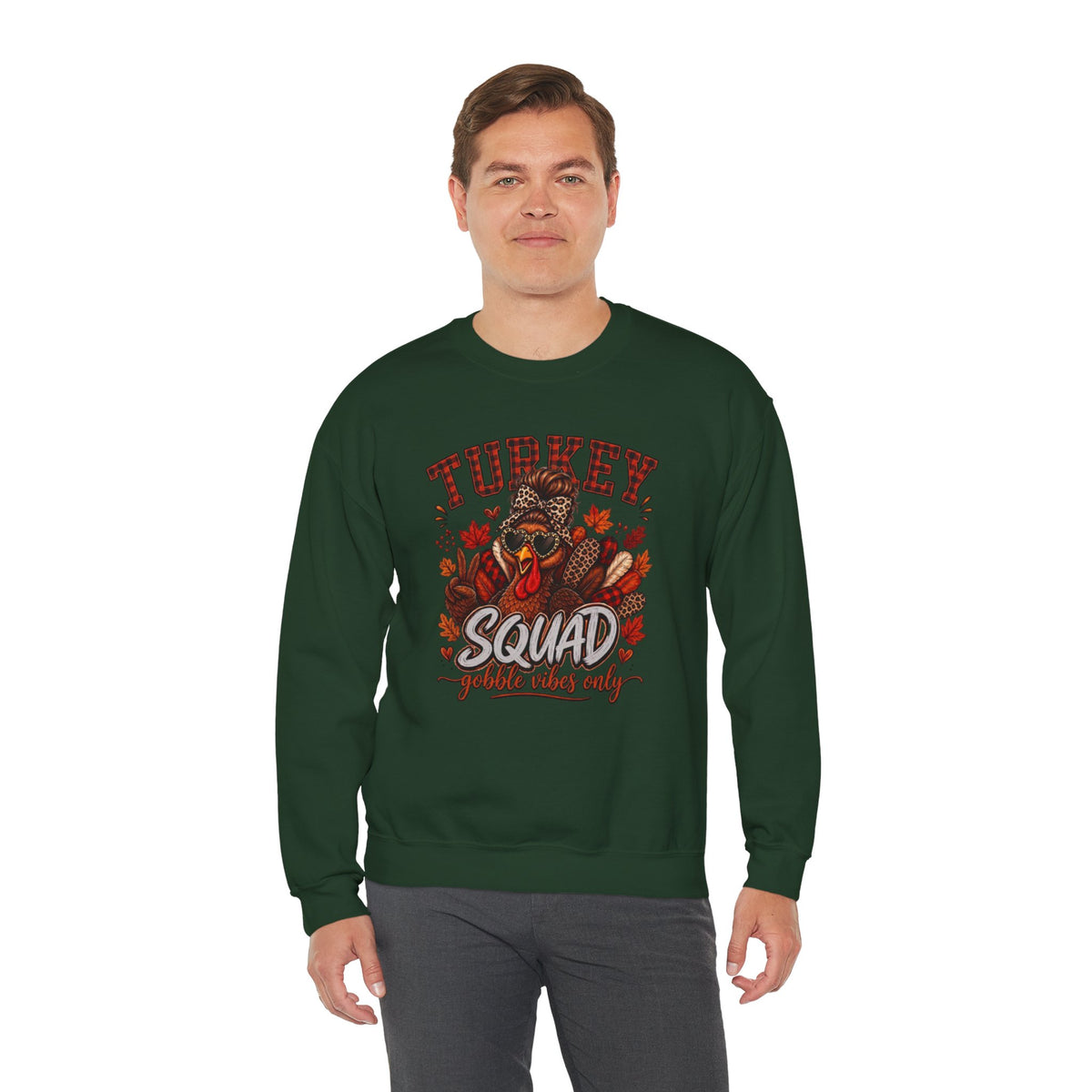 Turkey Squad Sweatshirt, Funny Thanksgiving Shirt, Gobble Squad Only, Turkey  Sunglasses Sweatshirt, Fall Autumn Crewneck, Thanksgiving Gift