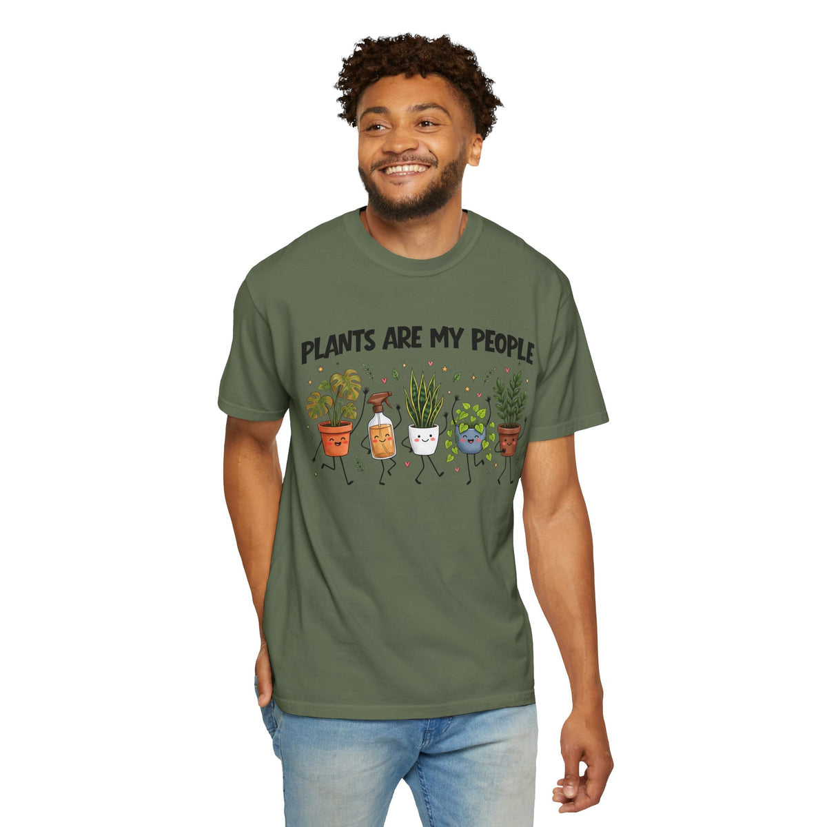 Comfort Colors Plants Are My People Shirt, Funny Plant Lover Tee, Cute Botanical Tee, Plant Mom Gift, Retro Garden Shirt, Gardener Gift Tee