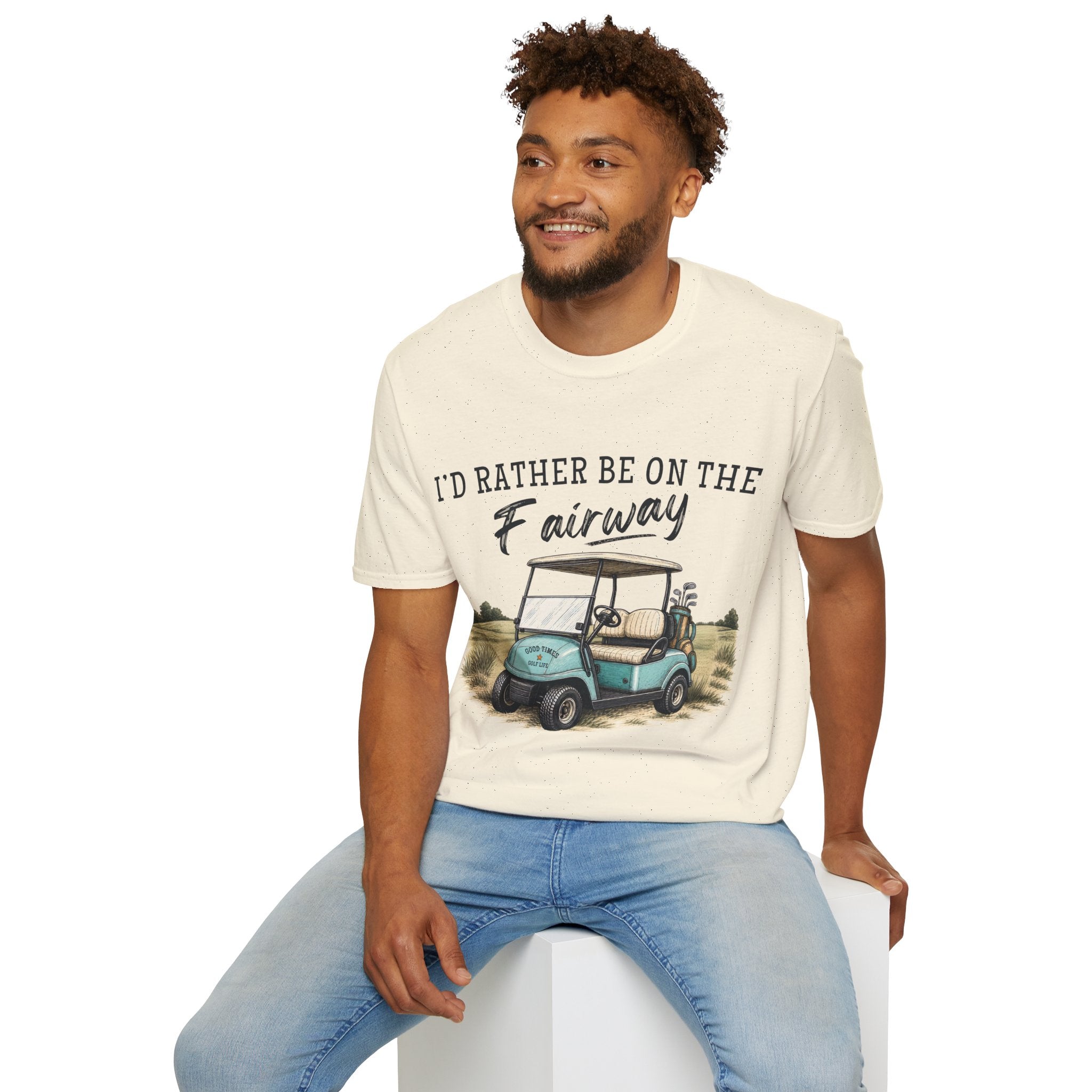 I'd Rather Be On The Fairway Shirt, Funny Golf T-Shirt, Golf Cart Graphic Tee, Golfer Gift for Women, Golf Lover Shirt, Golfing Mom Gift