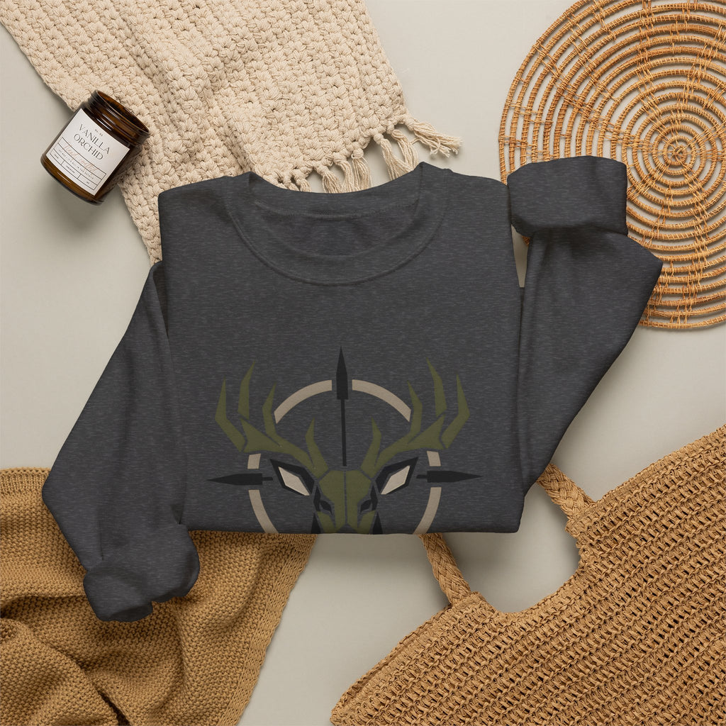 Built for the Rut Sweatshirt, Deer Hunting Crewneck, Buck Hunter Shirt, Hunting Season Gift for Him, Whitetail Deer Hunter Sweatshirt