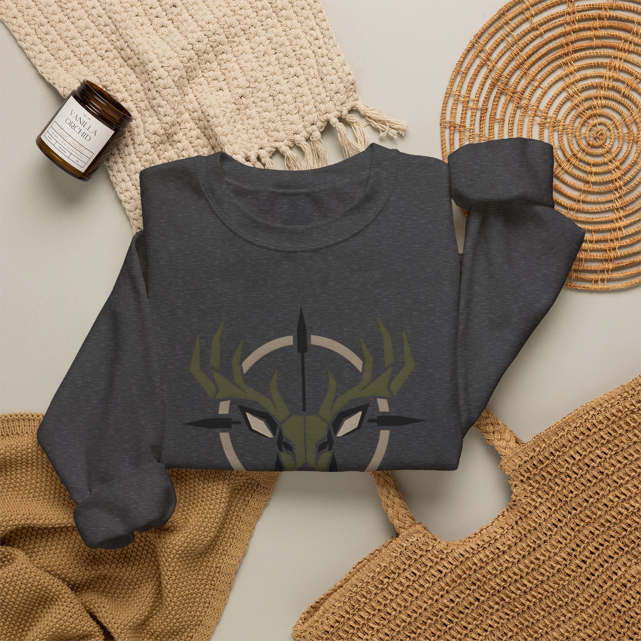 Built for the Rut Sweatshirt, Deer Hunting Crewneck, Buck Hunter Shirt, Hunting Season Gift for Him, Whitetail Deer Hunter Sweatshirt