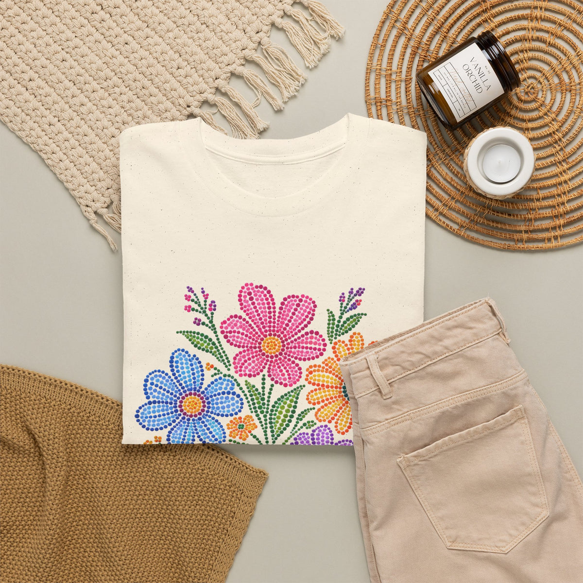 Floral Bouquet Shirt, Wildflower T-Shirt, Botanical Graphic Tee, Flower Print Shirt, Cute Spring Shirt, Gift for Her, Nature Lover Tee