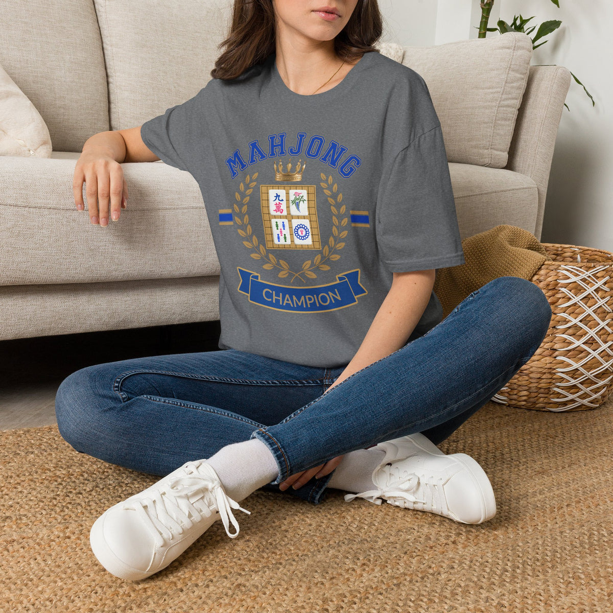Mahjong Champion TShirt, Funny Mahjong Shirt, Mahjong Gift for Her, Mahjong Club Shirt, Game Night Tee, Mahjong Lover Gift, Mahjong Trend
