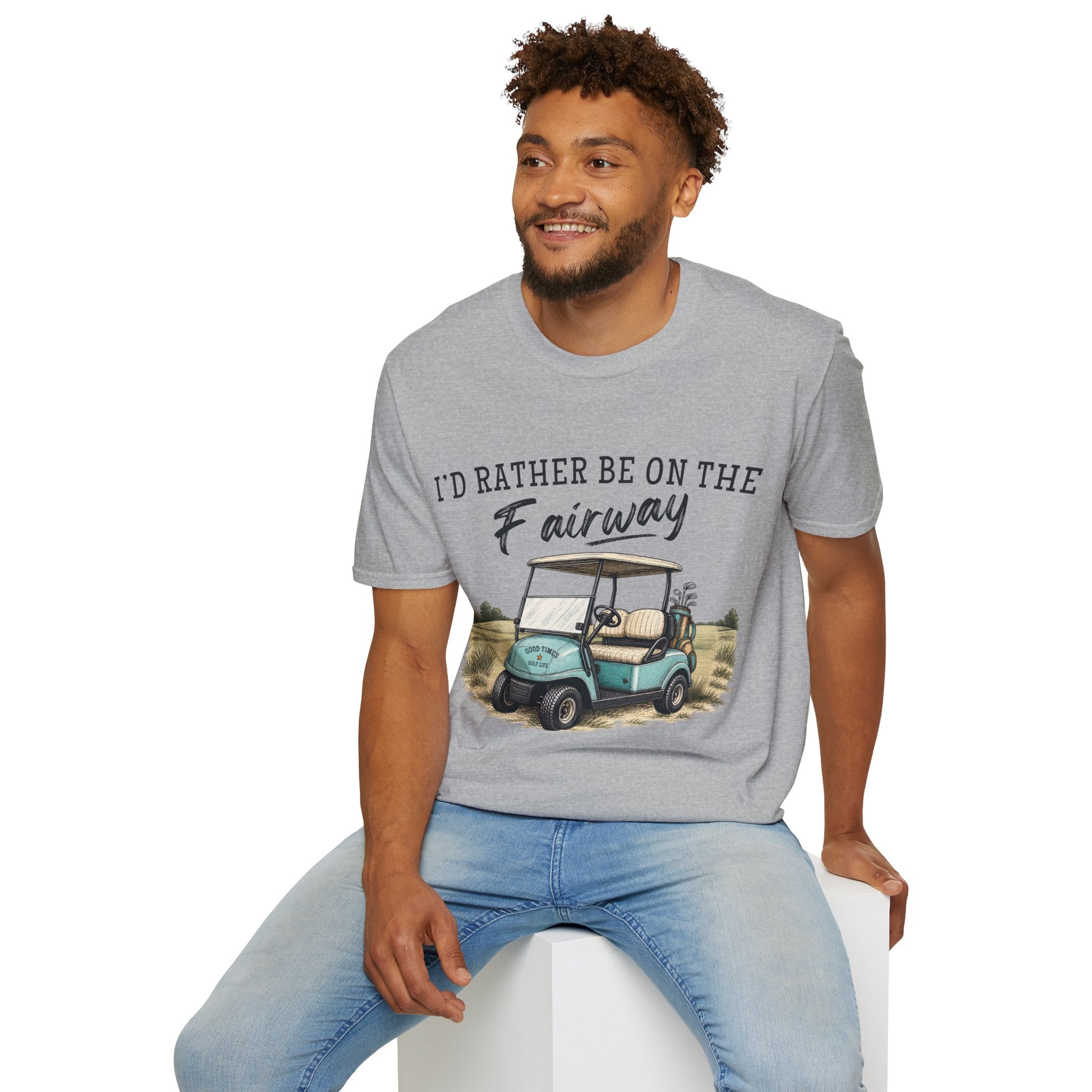 I'd Rather Be On The Fairway Shirt, Funny Golf T-Shirt, Golf Cart Graphic Tee, Golfer Gift for Women, Golf Lover Shirt, Golfing Mom Gift