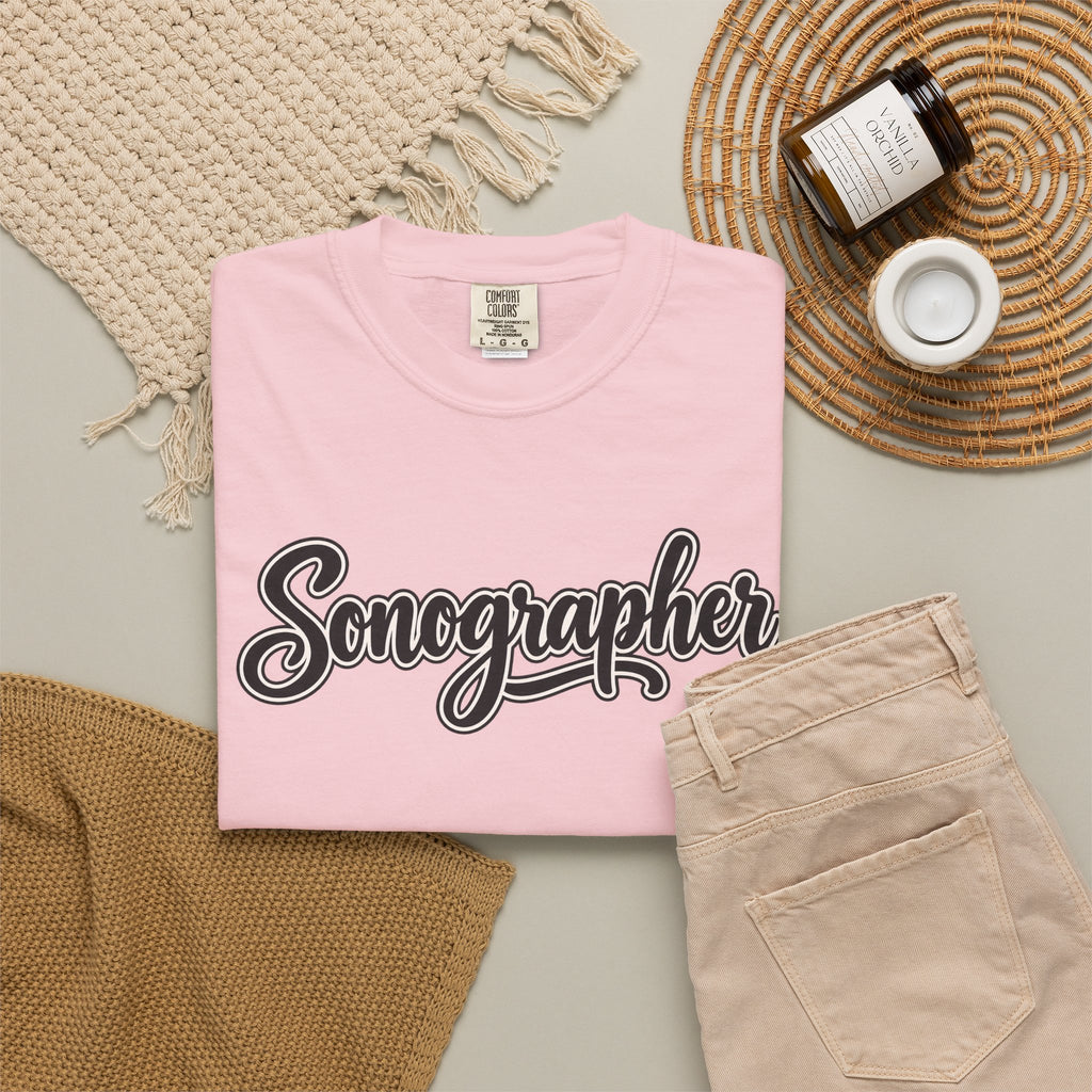 Sonographer Shirt, Ultrasound Tech Gift, Comfort Colors Sonographer Tee, Retro Sonography Shirt, Medical Imaging Gift, Ultrasound Tech Shirt