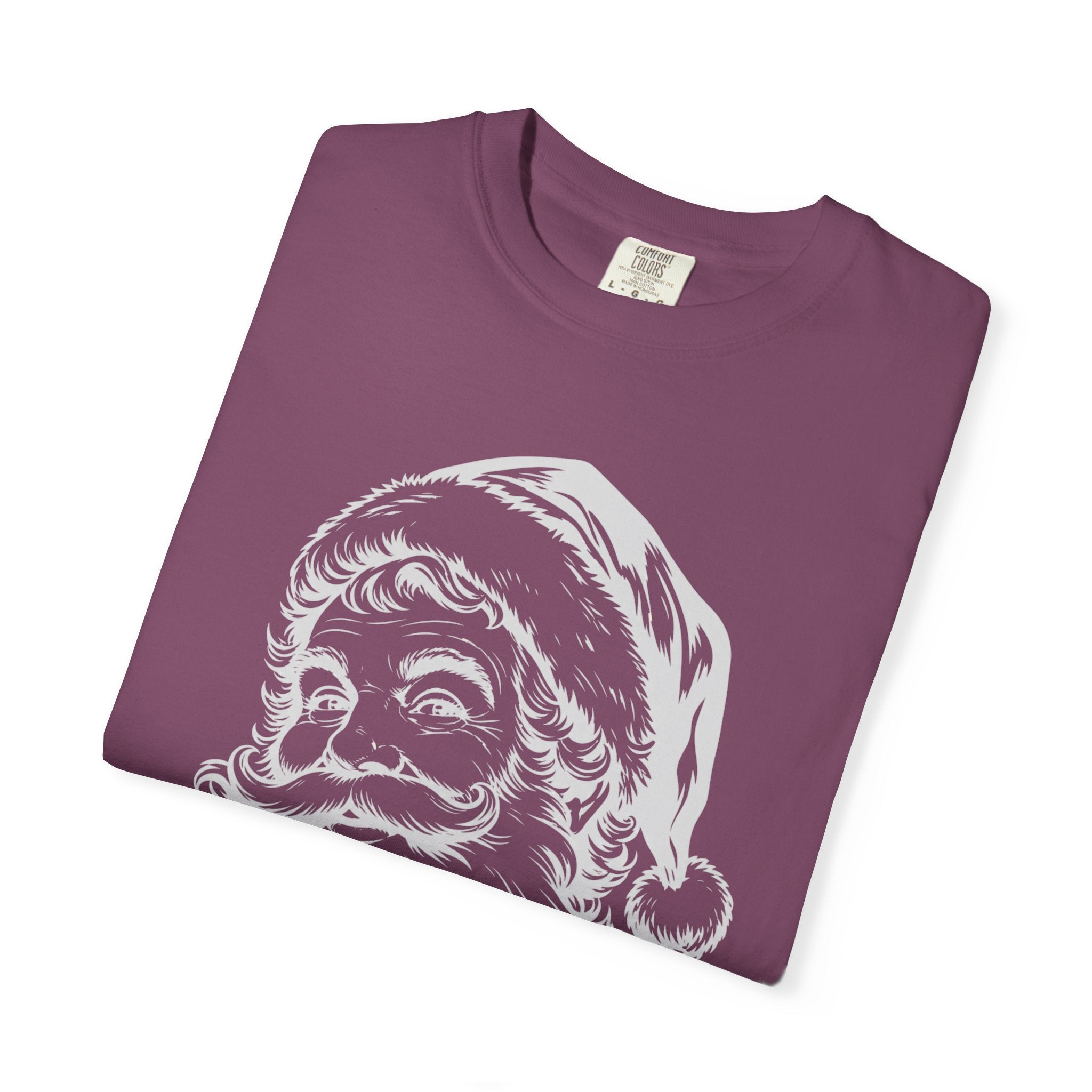Vintage Santa Claus T-Shirt, Retro Santa Face Tee, Classic Christmas Shirt Women, Holiday Graphic Tee, Santa Head Shirt, Xmas Gift for Her