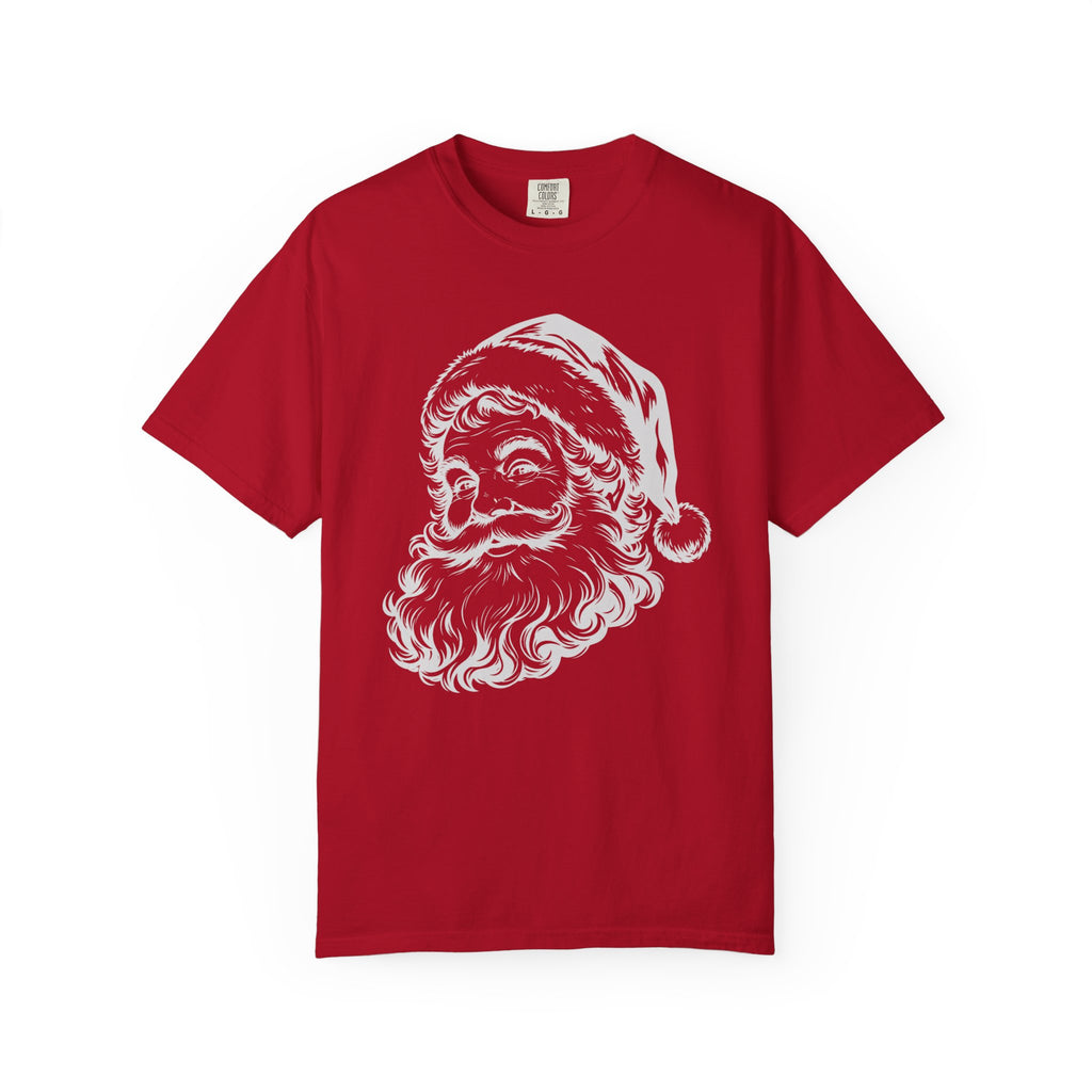 Vintage Santa Claus T-Shirt, Retro Santa Face Tee, Classic Christmas Shirt Women, Holiday Graphic Tee, Santa Head Shirt, Xmas Gift for Her