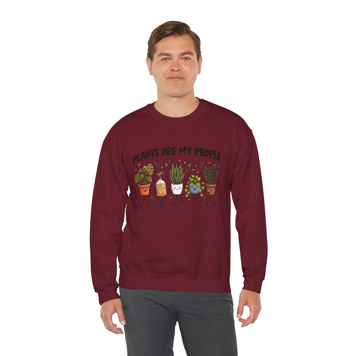 Plants Are My People Gildan Sweatshirt. Gardeners Gift, Coworker Gift, Plant Lover Top