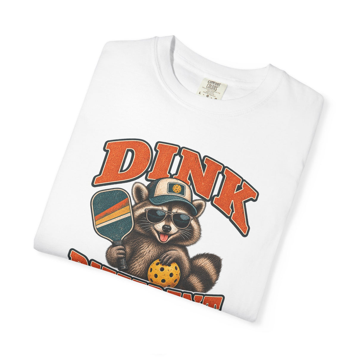 Comfort Color Dink Different Pickleball Tee, Funny Raccoon Pickleball Tee, Pickleball Social Club, Retro Tee Shirt, Gift Pickleball Lover