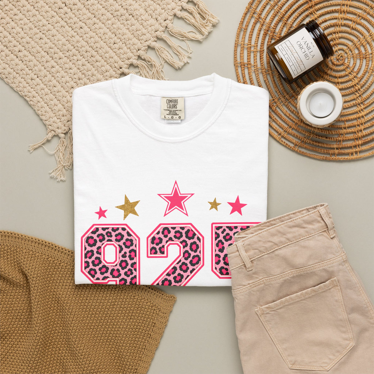 Comfort Color 925 Leopard Star Shirt, Cheetah Print Birthday Shirt, Trendy Dolly Day Graphic Tee, Western Star Shirt, Custom Number Shirt