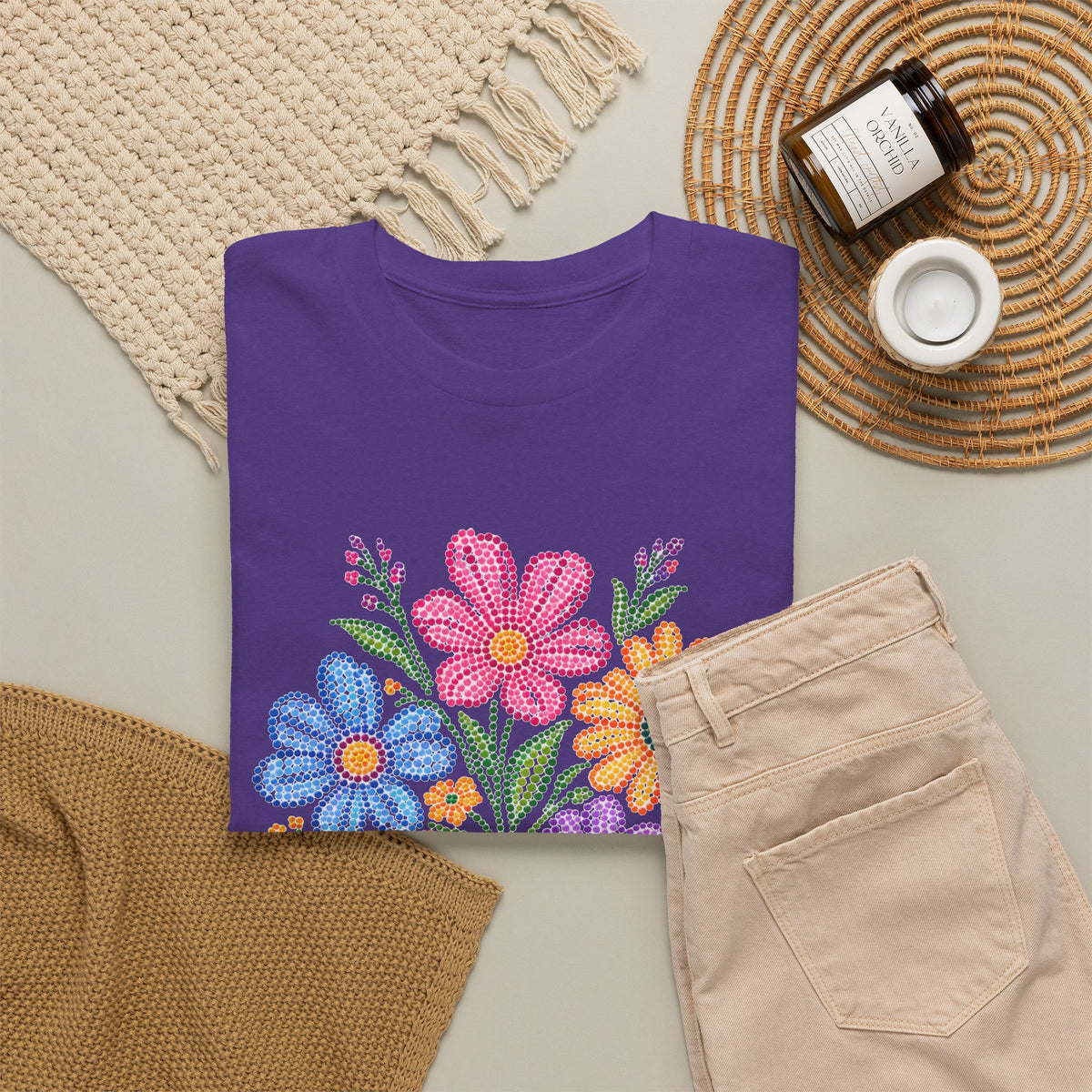 Floral Bouquet Shirt, Wildflower T-Shirt, Botanical Graphic Tee, Flower Print Shirt, Cute Spring Shirt, Gift for Her, Nature Lover Tee