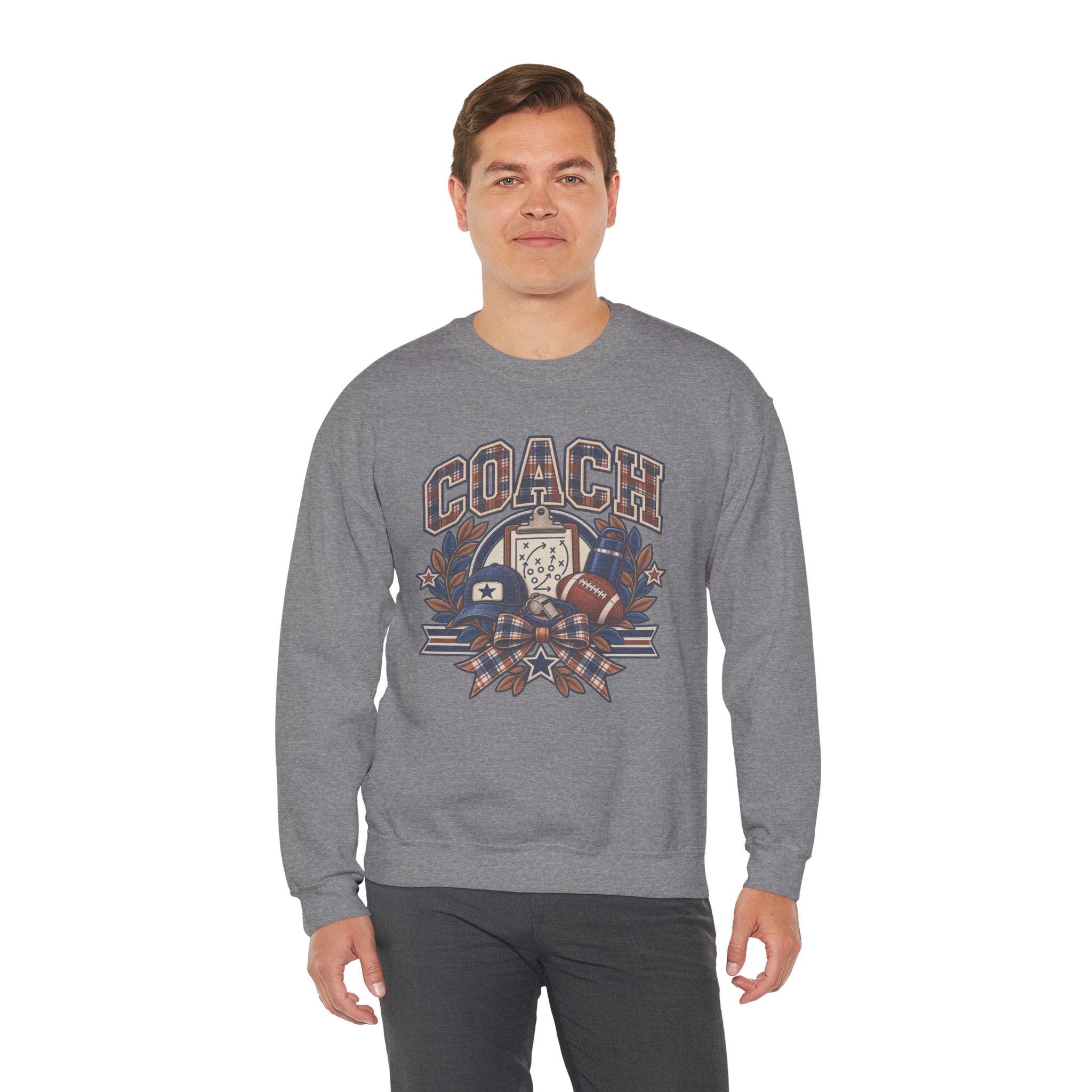 Coach Football Sweatshirt, Vintage Coach Sweatshirt, Football Season Shirt, Coach Life Crewneck, Team Mom Gift, Retro Coach Apparel
