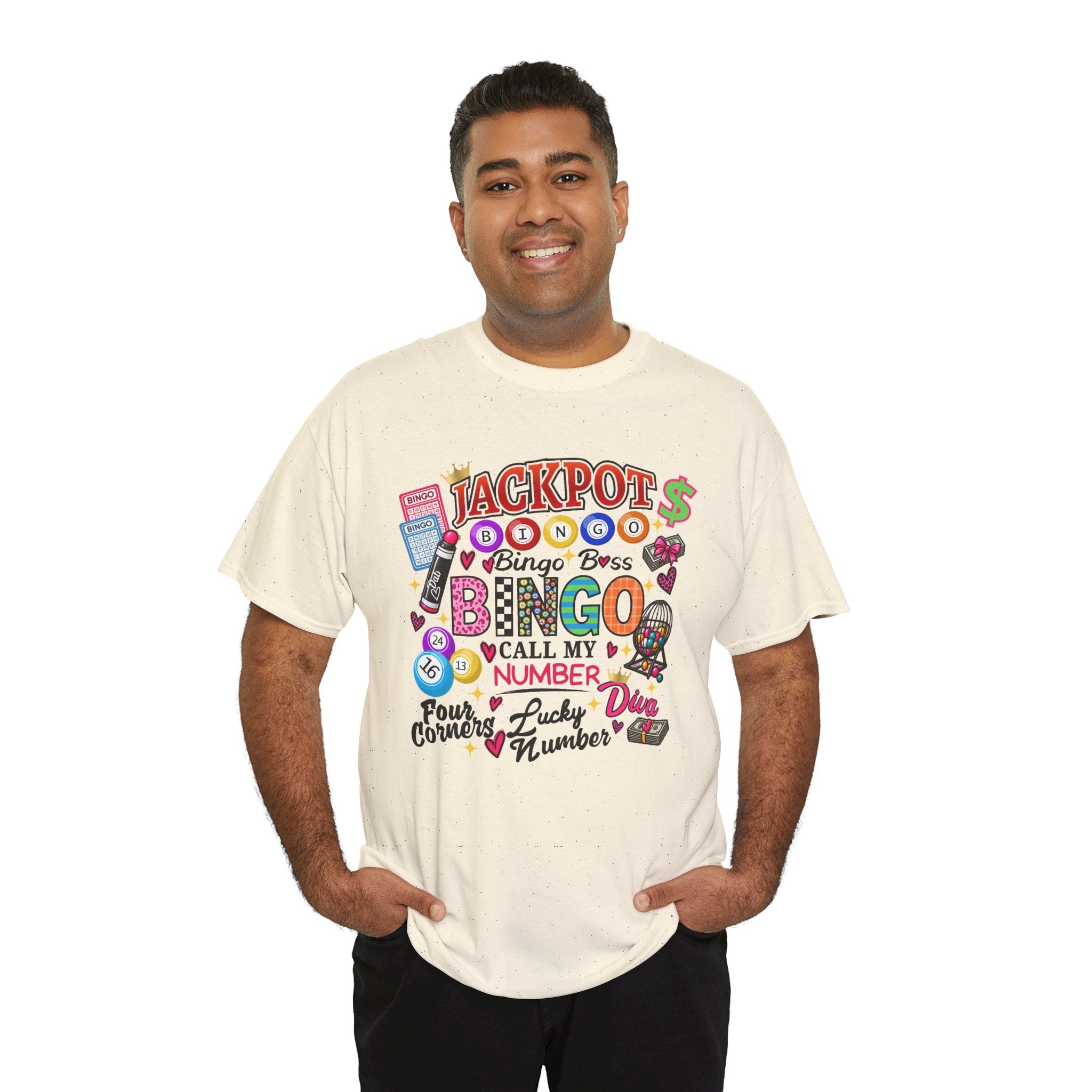 Bingo Jackpot Shirt, Bingo Boss Tee, Call My Number Shirt, Four Corners Lucky Diva, Funny Bingo Night Gift, Bingo Lover Tshirt, Retro Tee