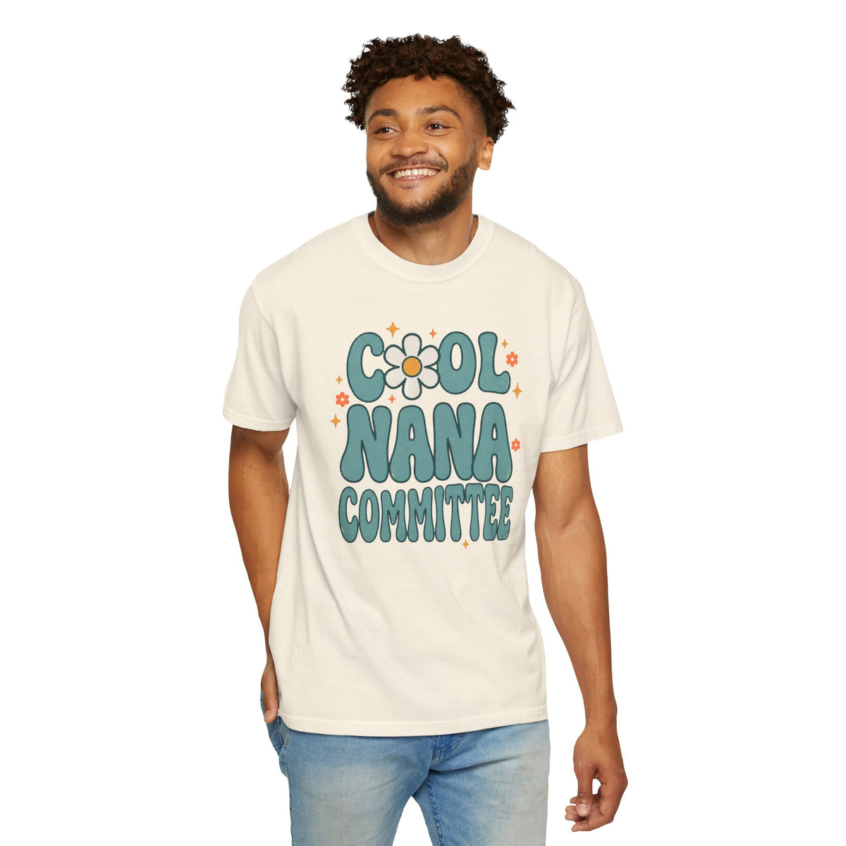 Cool Nana Committee Shirt, Retro Grandma Tee, Daisy Flower Nana Gift, Mothers Day Gift for Grandma, Pregnancy Announcement Tee