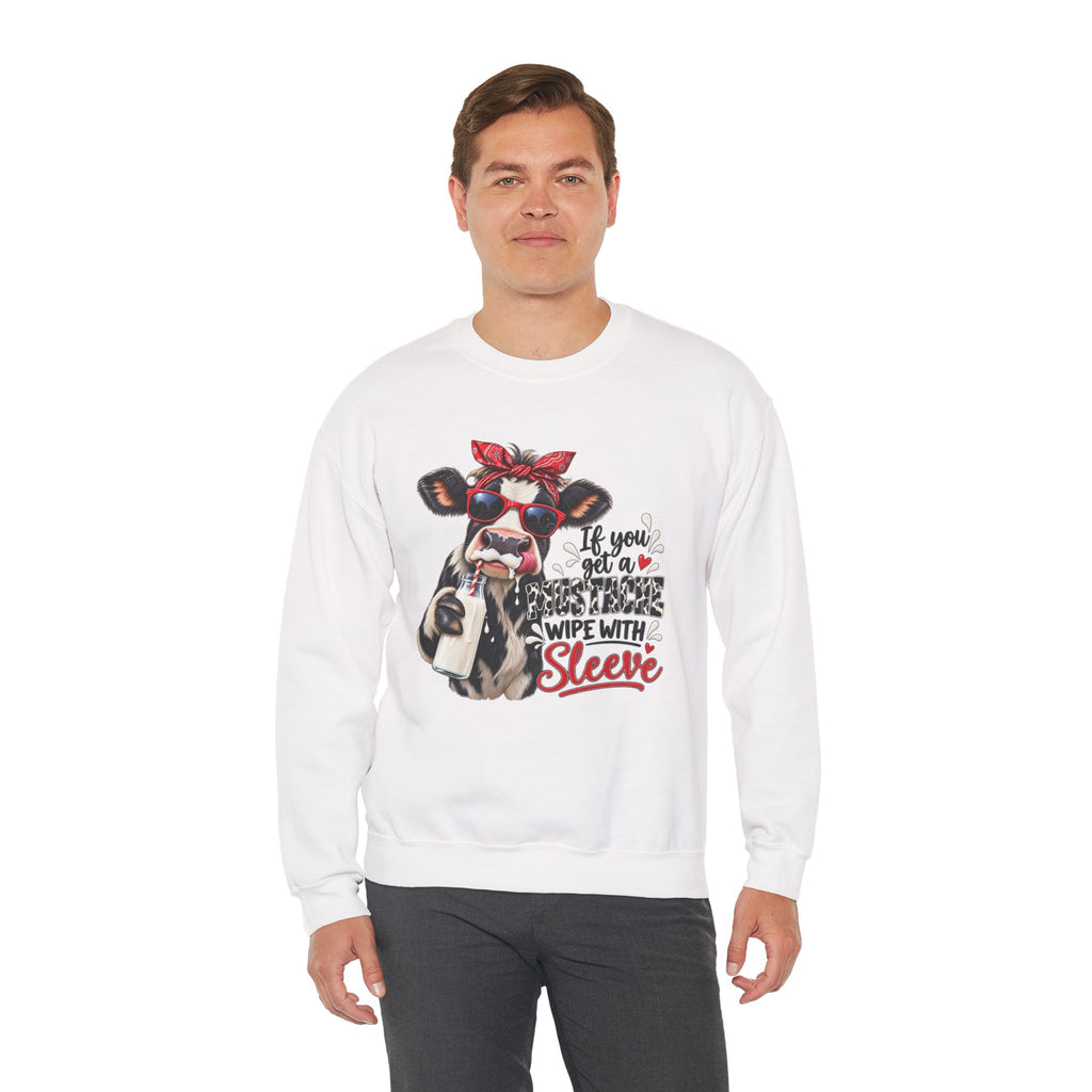Funny Cow, Humor Cow Sweatshirt, Farm Animal Crewneck, Cute Cow Graphic Sweater, Country Western Gift, Cow Lover, Funny Cow Graphic Girl Top