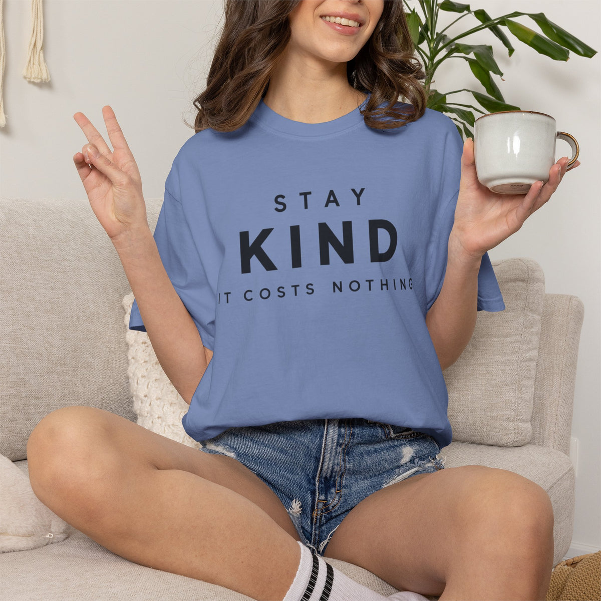 Comfort Color Be Kind T-shirt, Stay Kind Crewneck, Kindness Matters, Cozy Positive Vibes Tee, Teacher Gift, Cute Aesthetic T-shirt