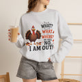 Funny Turkey Thanksgiving Sweatshirt, They Do What Oh Hell No I Am Out Shirt, Funny Turkey Sweater, Thanksgiving Family Group Shirt Gift