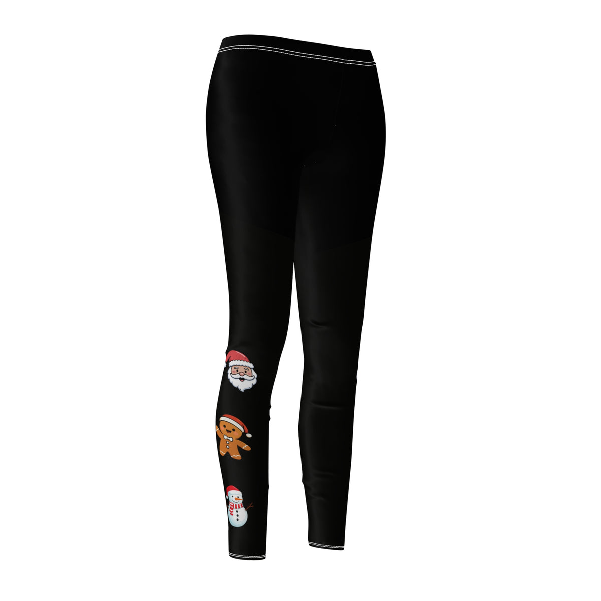 Santa Claus Socks Pattern Leggings | Women's Leggings