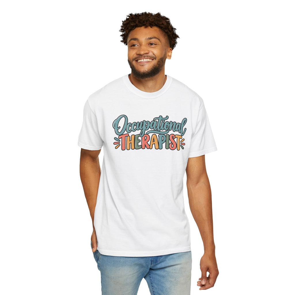 Comfort Colors Occupational Therapist T-Shirt, Appreciation Gift, Retro Occupational Therapy Tee, Therapist Week Shirt, OT Student Gift