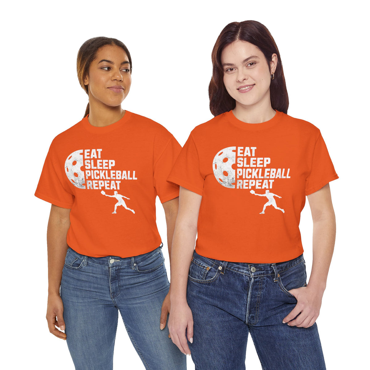 Eat Sleep Pickleball Repeat Tee | Pickleball Player Graphic Shirt, Sports Lover, Trendy Pickleball Tee Unisex, Team T-Shirt, Silhouette Tee
