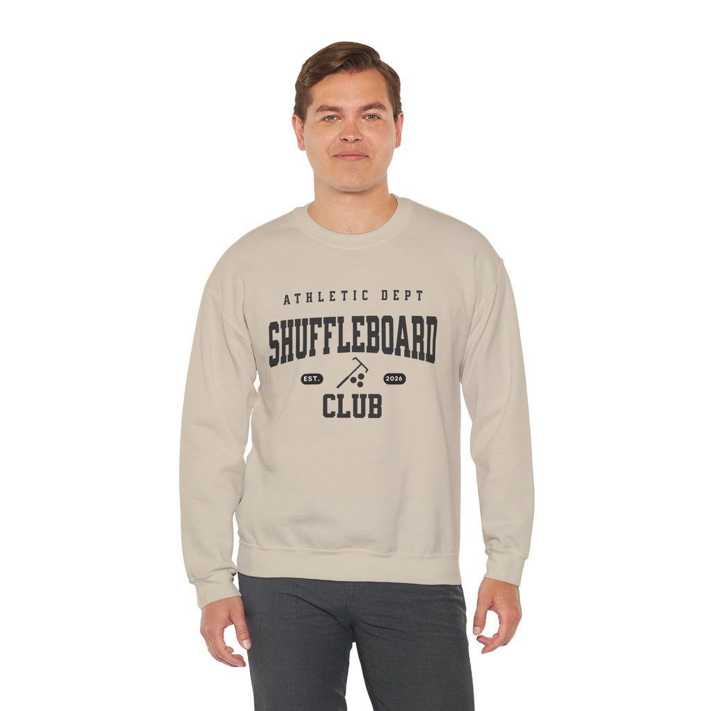 Shuffleboard Club Crewneck Sweatshirt | Athletic Dept Graphic