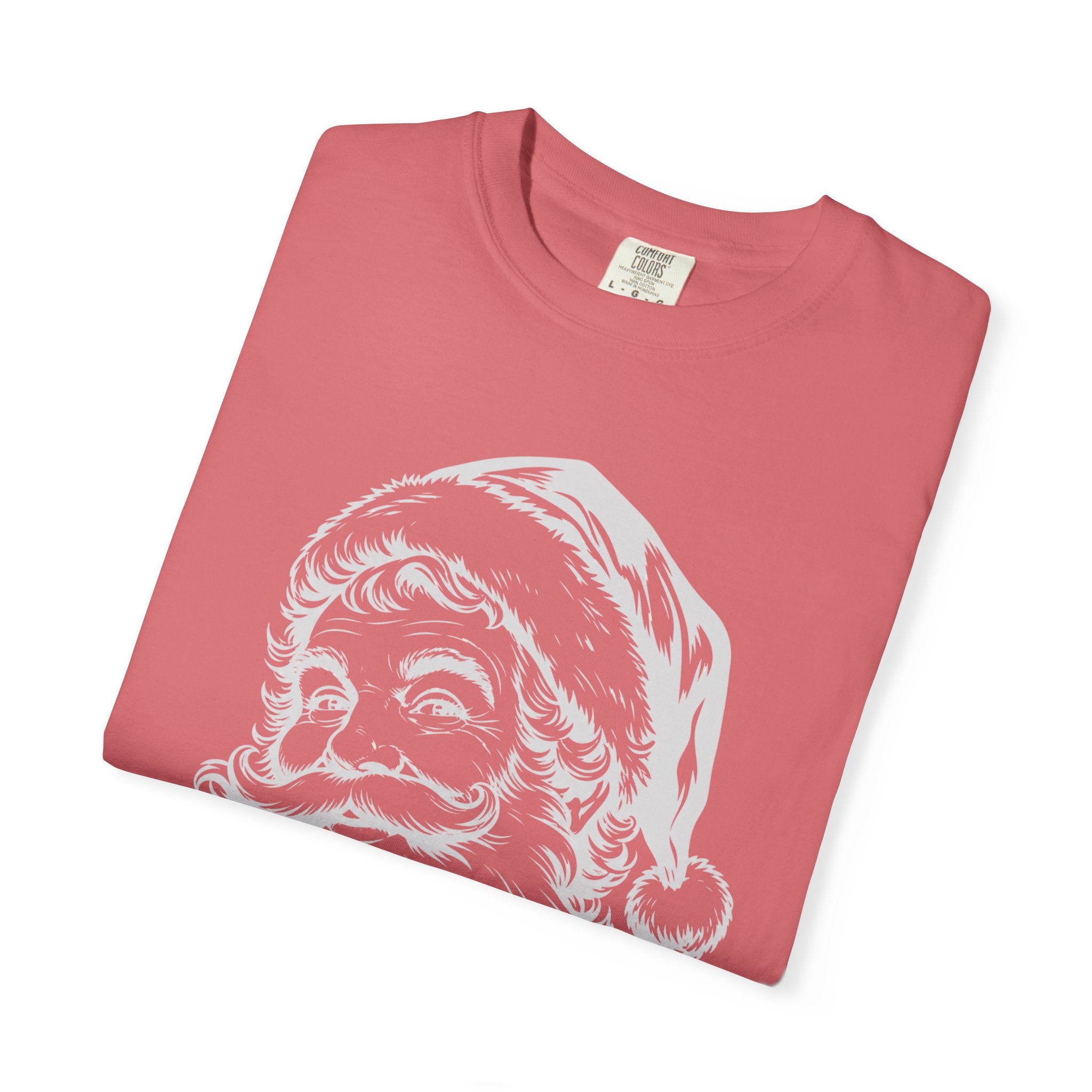 Vintage Santa Claus T-Shirt, Retro Santa Face Tee, Classic Christmas Shirt Women, Holiday Graphic Tee, Santa Head Shirt, Xmas Gift for Her