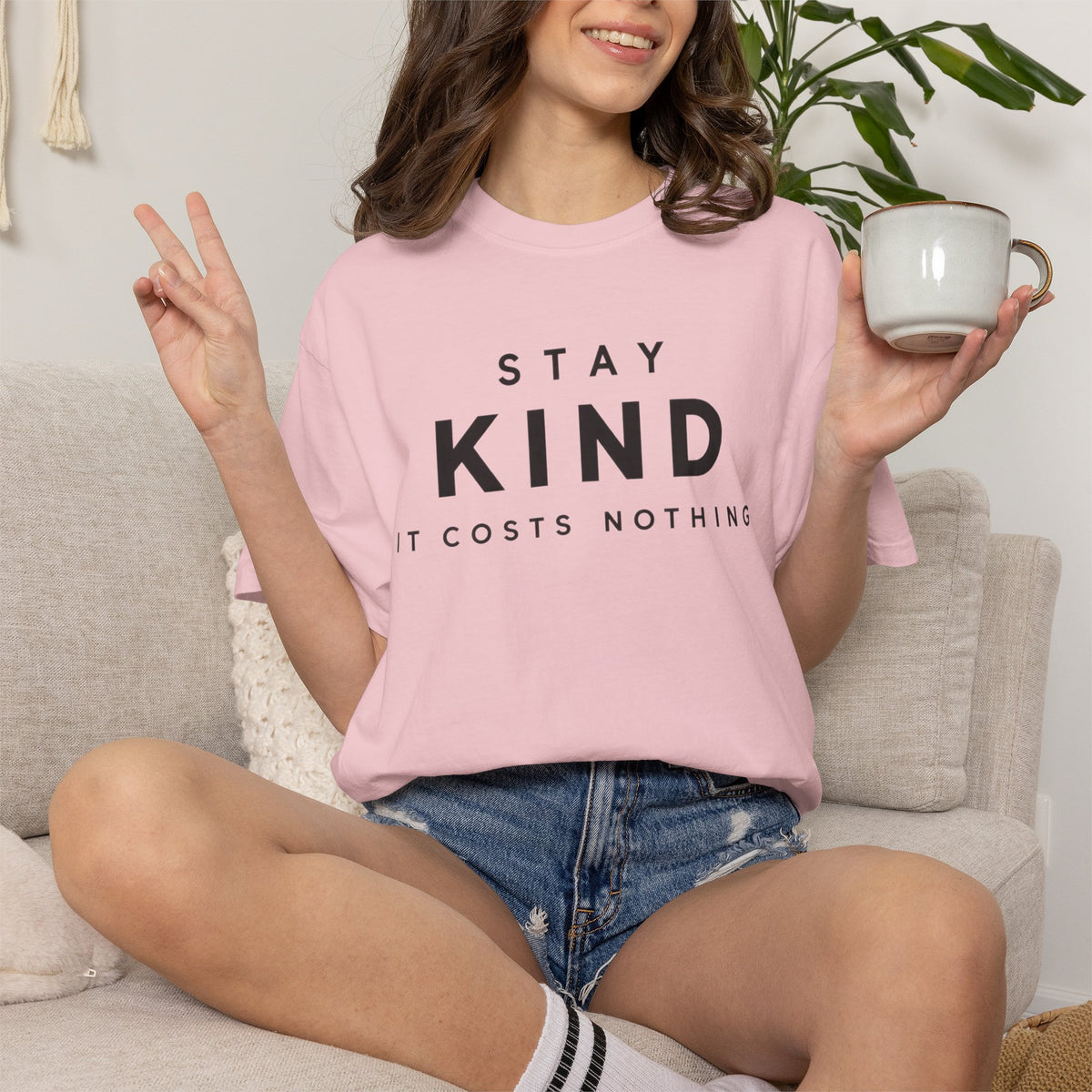 Comfort Color Be Kind T-shirt, Stay Kind Crewneck, Kindness Matters, Cozy Positive Vibes Tee, Teacher Gift, Cute Aesthetic T-shirt