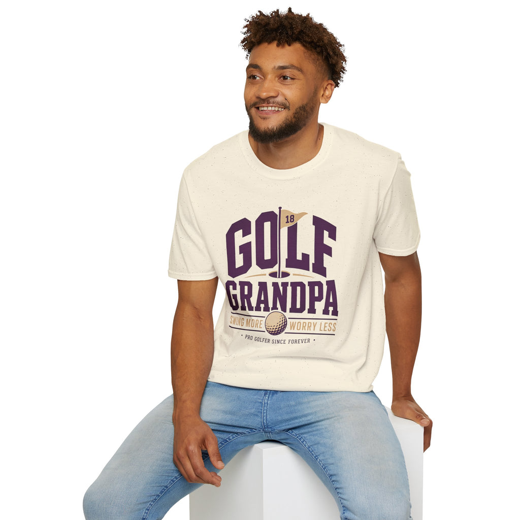 Golf Grandpa Shirt, Swing More Worry Less Tshirt, Funny Golfer Grandpa Gift, Pro Golfer Since Forever, Fathers Day Golf Gift for Grandpa