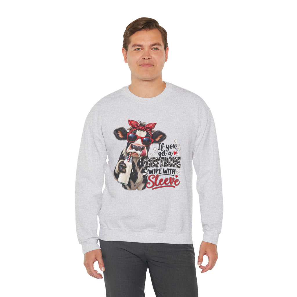 Funny Cow, Humor Cow Sweatshirt, Farm Animal Crewneck, Cute Cow Graphic Sweater, Country Western Gift, Cow Lover, Funny Cow Graphic Girl Top