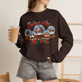 Believe in the Magic Sweatshirt, Christmas Snow Globe Sweatshirt, Retro Christmas Shirt, Winter Holiday Sweatshirt, Christmas Village Tee