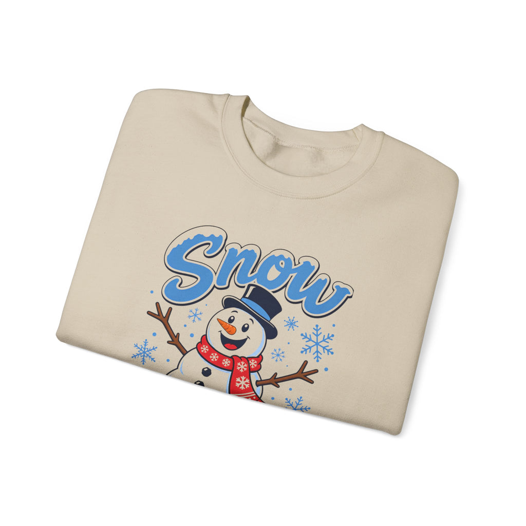 Snow Much Fun Snowman Sweatshirt, Funny Christmas Sweatshirt, Winter Snowman Shirt, Cute Holiday Sweater, Womens Christmas Gift, Snow Shirt