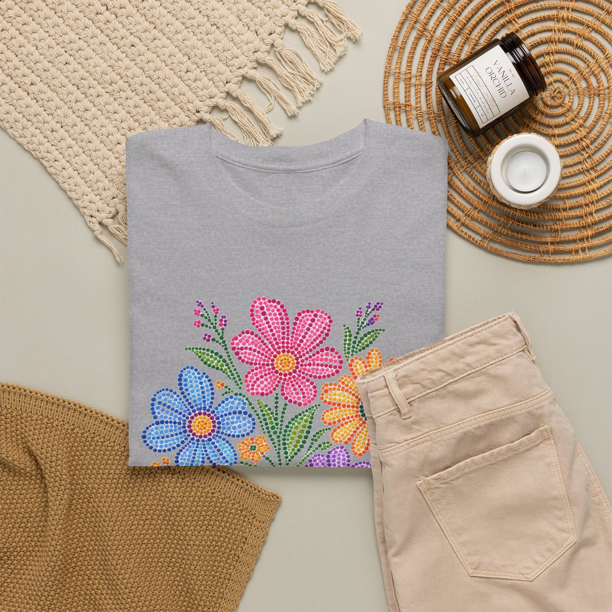 Floral Bouquet Shirt, Wildflower T-Shirt, Botanical Graphic Tee, Flower Print Shirt, Cute Spring Shirt, Gift for Her, Nature Lover Tee