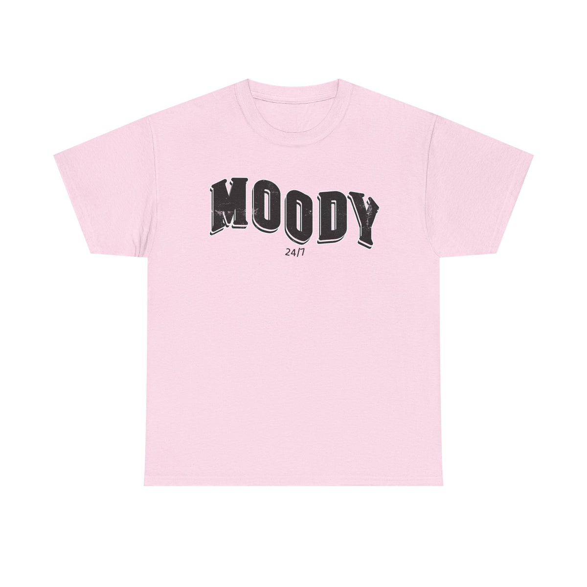 Vintage Moody Statement T-shirt | Retro Typography Tee, Unisex, Basic Casual T-shirt, Grunge Letters, Popular Vintage Style Trend