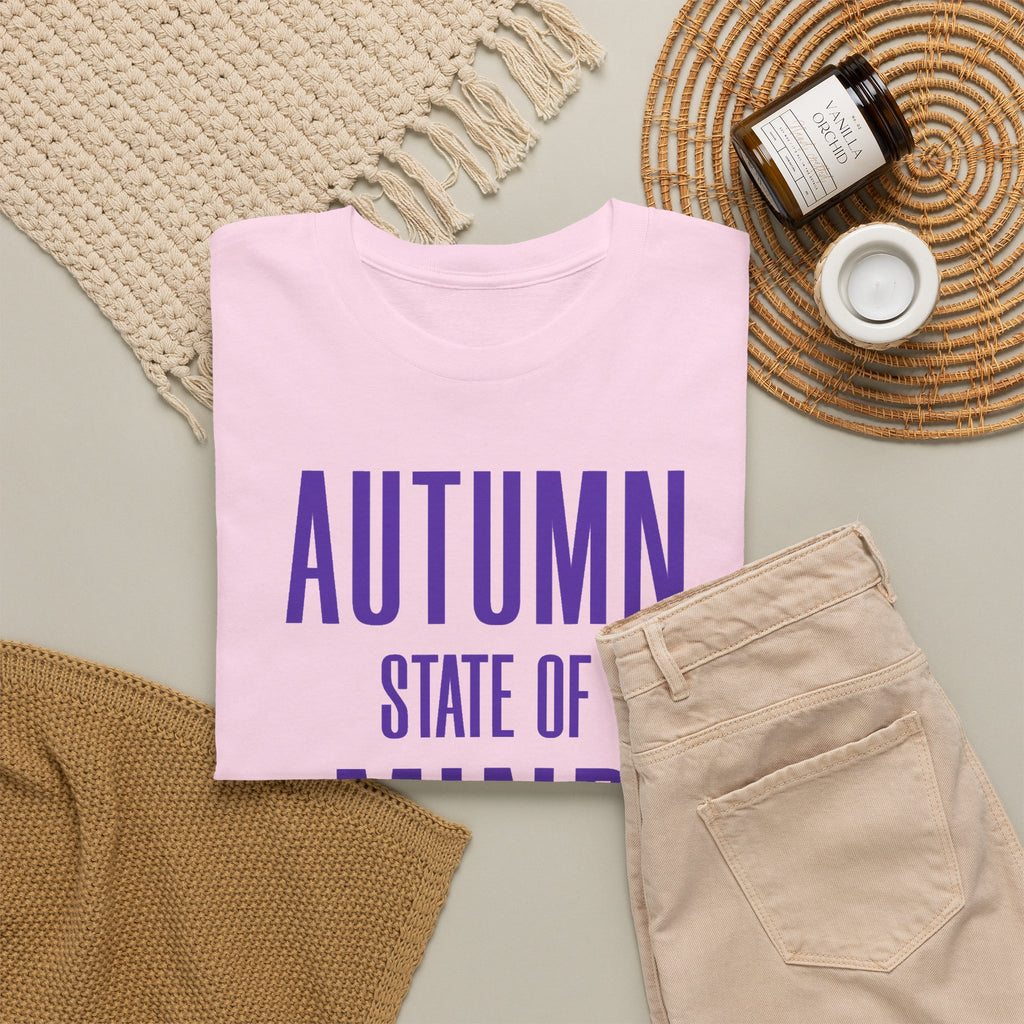 Autumn State Of Mind Shirt, Fall Season Shirt, Autumn Graphic Tee, Fall Vibes TShirt, Cozy Autumn Shirt, Fall Season Gift, Pumpkin Spice Tee