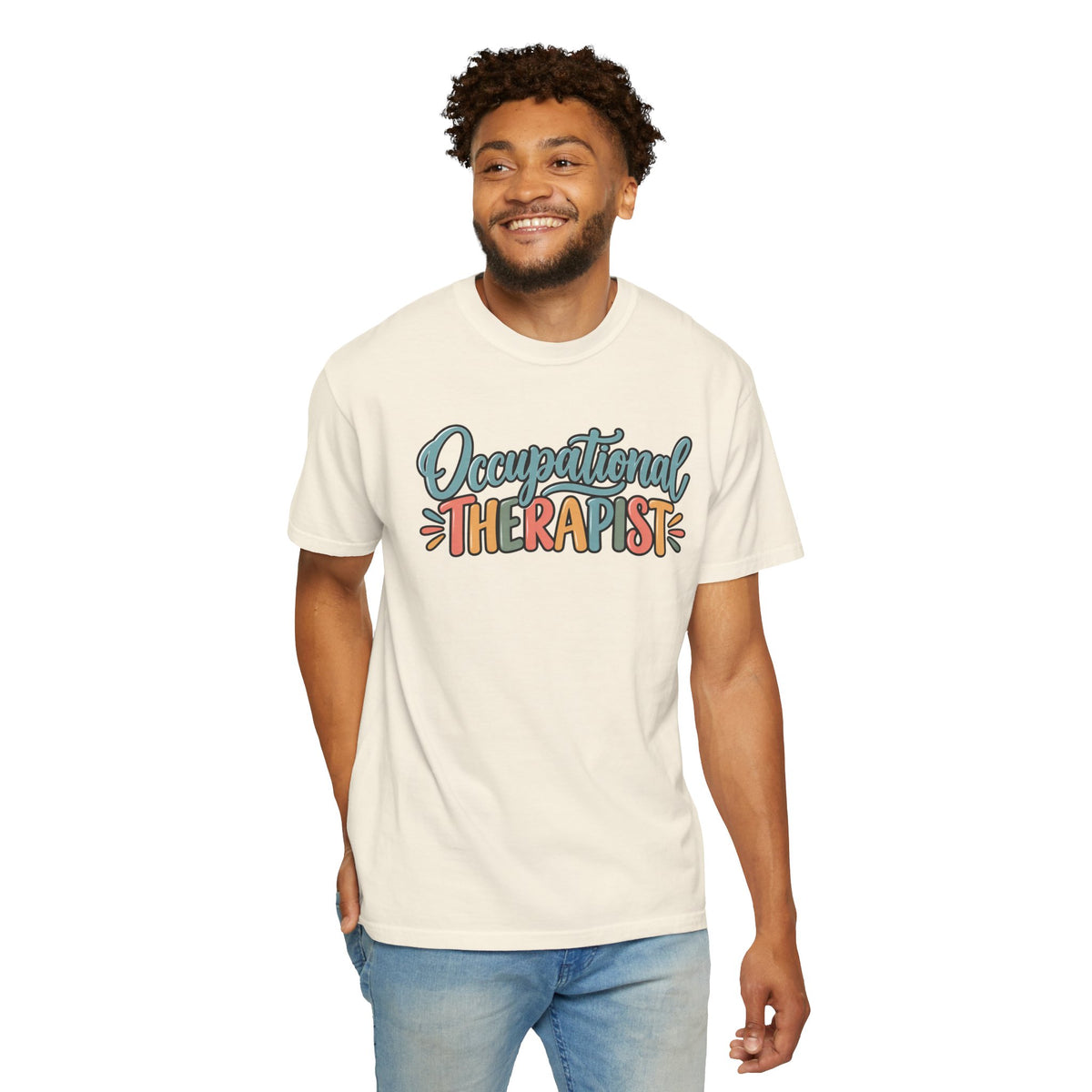 Comfort Colors Occupational Therapist T-Shirt, Appreciation Gift, Retro Occupational Therapy Tee, Therapist Week Shirt, OT Student Gift