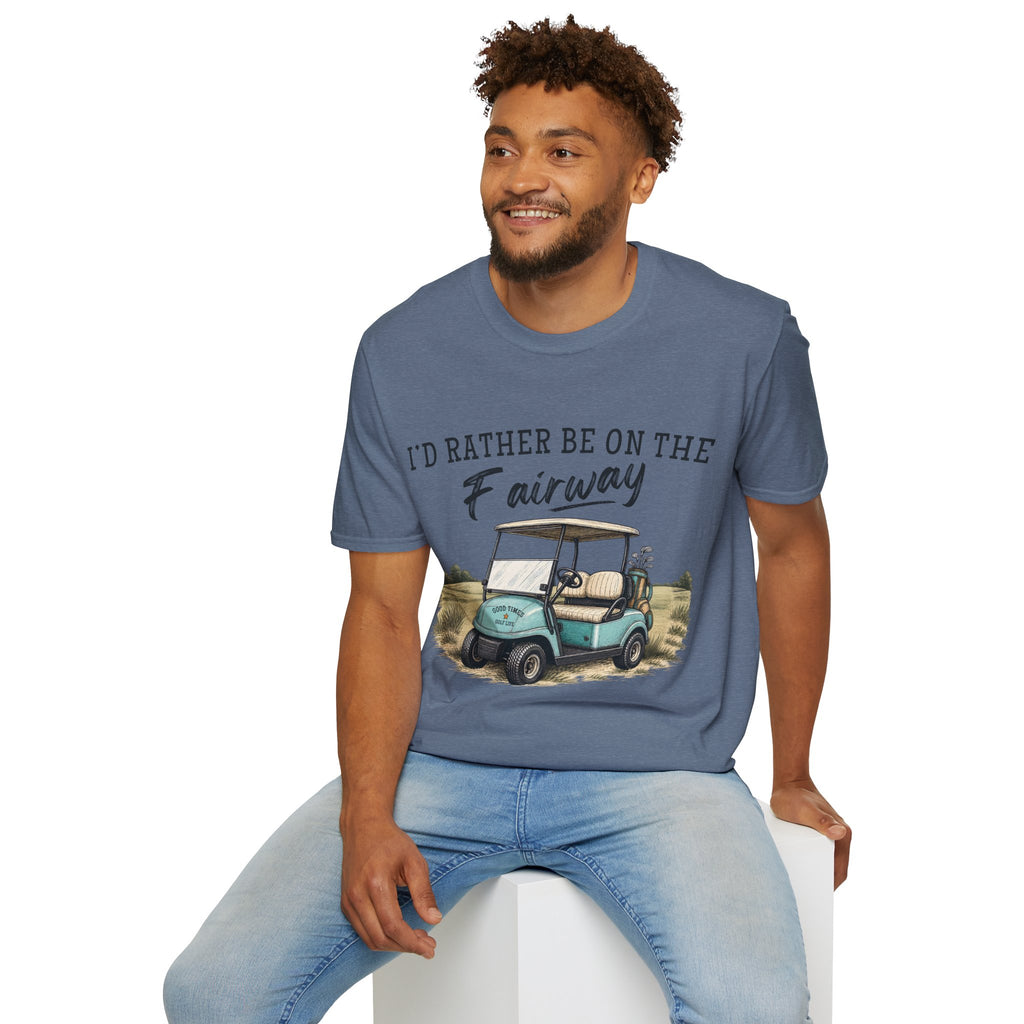 I'd Rather Be On The Fairway Shirt, Funny Golf T-Shirt, Golf Cart Graphic Tee, Golfer Gift for Women, Golf Lover Shirt, Golfing Mom Gift