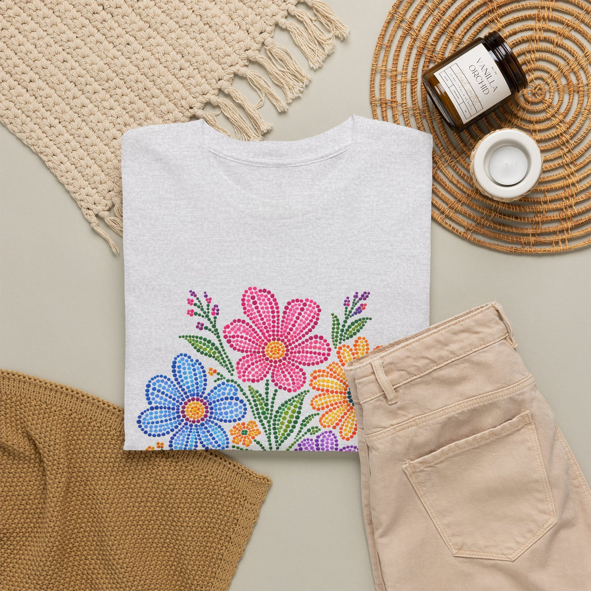 Floral Bouquet Shirt, Wildflower T-Shirt, Botanical Graphic Tee, Flower Print Shirt, Cute Spring Shirt, Gift for Her, Nature Lover Tee