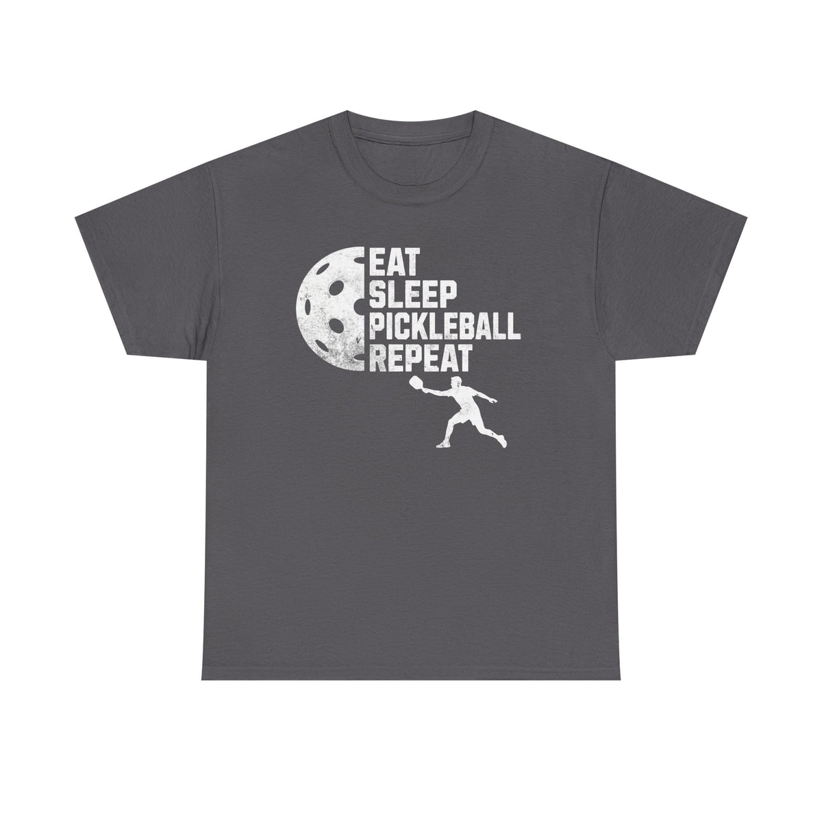 Eat Sleep Pickleball Repeat Tee | Pickleball Player Graphic Shirt, Sports Lover, Trendy Pickleball Tee Unisex, Team T-Shirt, Silhouette Tee