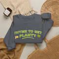 Thyme To Get Planty Sweatshirt, Funny Herb Pun Crewneck, Plant Lover Gift, Gardening Sweatshirt, Green Thumb Shirt, Sand Unisex Sweatshir