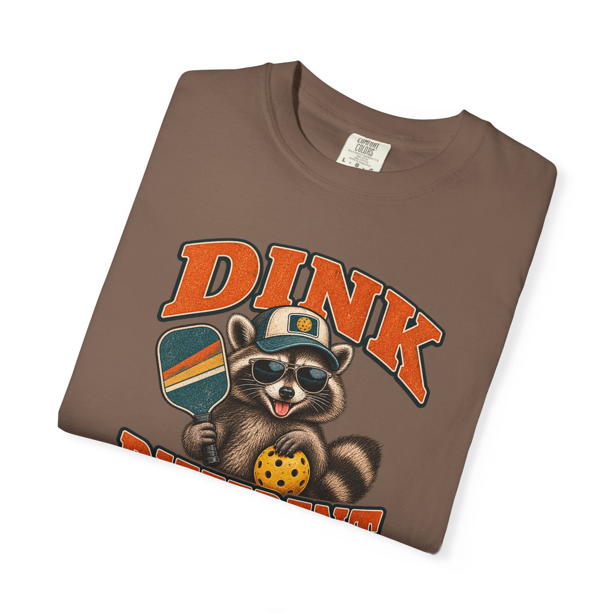 Comfort Color Dink Different Pickleball Tee, Funny Raccoon Pickleball Tee, Pickleball Social Club, Retro Tee Shirt, Gift Pickleball Lover