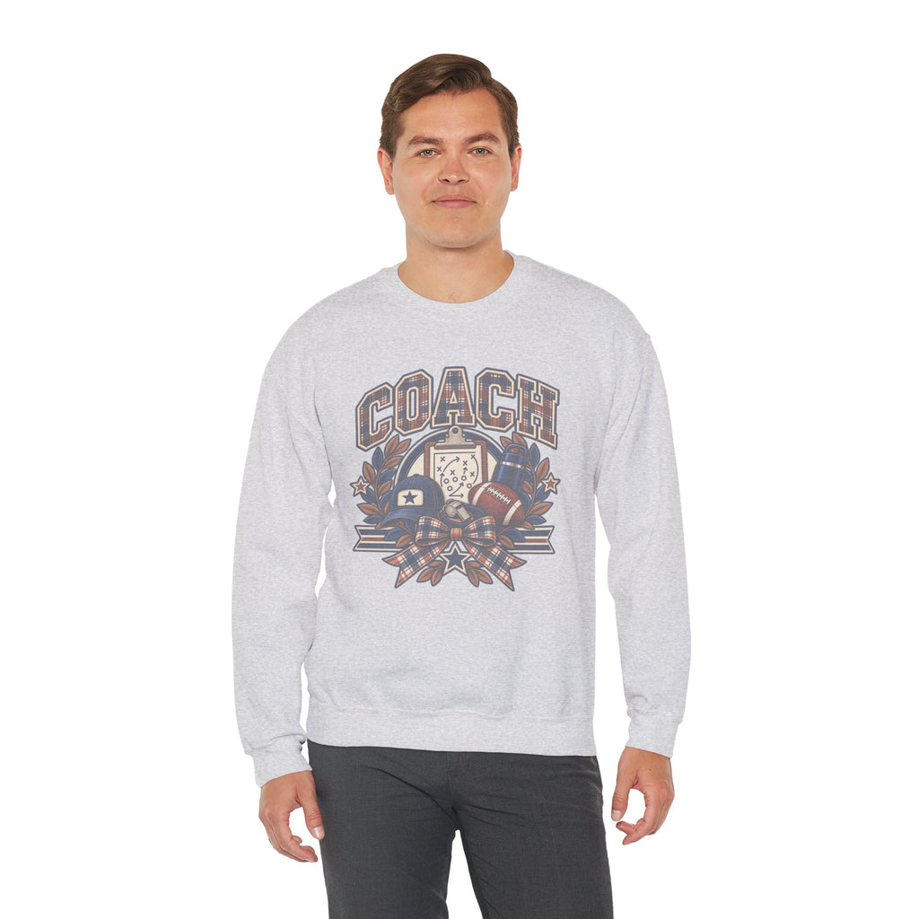 Coach Football Sweatshirt, Vintage Coach Sweatshirt, Football Season Shirt, Coach Life Crewneck, Team Mom Gift, Retro Coach Apparel