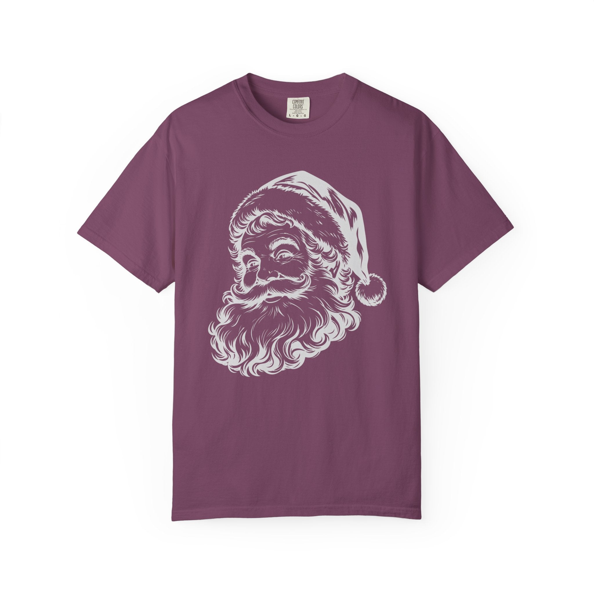 Vintage Santa Claus T-Shirt, Retro Santa Face Tee, Classic Christmas Shirt Women, Holiday Graphic Tee, Santa Head Shirt, Xmas Gift for Her