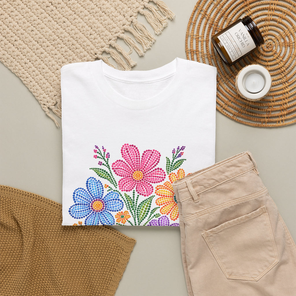 Floral Bouquet Shirt, Wildflower T-Shirt, Botanical Graphic Tee, Flower Print Shirt, Cute Spring Shirt, Gift for Her, Nature Lover Tee